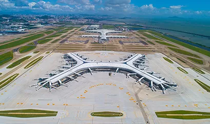 Drinking Water at Shenzhen Bao'an International Airport Satellite Concourse