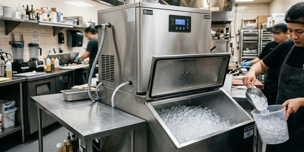 How to Stop Ice Machine Mold and Scale with Commercial Water Filters
